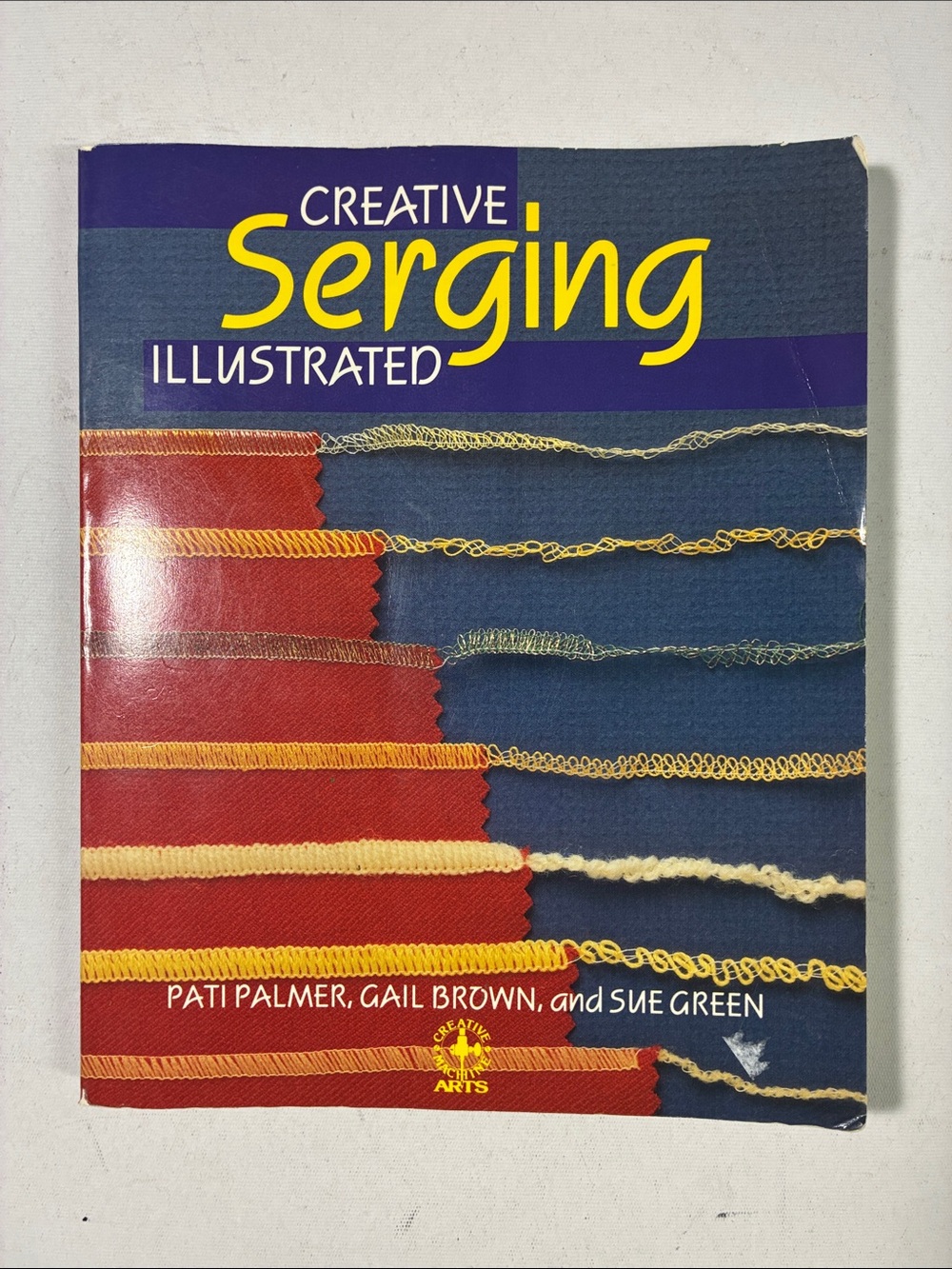 Creative Serging Illustrated — Blue and Red Craft Book